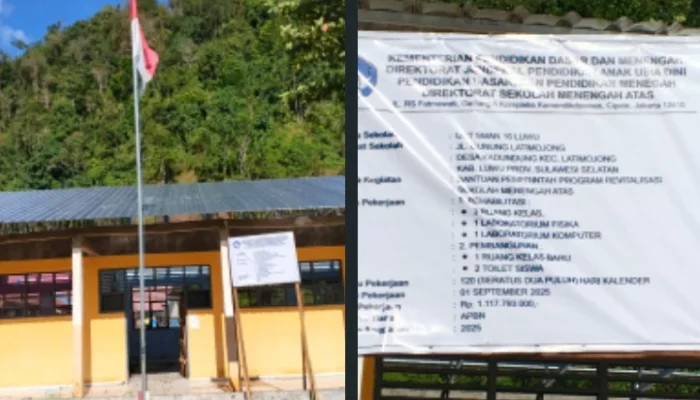 SMA Negeri 16 Luwu Mendapatkan Bantuan Revitalisasi dari Kementerian Pendidikan Dengan Total Anggaran Rp. 1.117.793.000,-